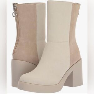 Dirty Laundry NarW Women's Grooves Fashion Boot Two Tone Brown White Size 10